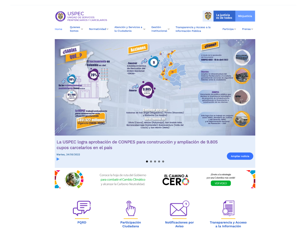 Sistema USPEC desarrollado en Drupal Colombia