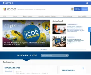 ICDE Colombia - plataforma Drupal de datos espaciales